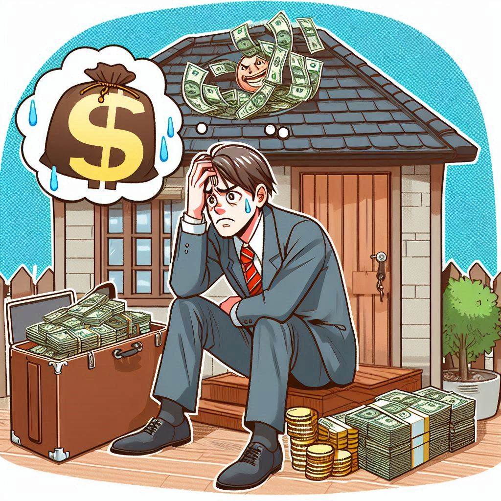 民泊は儲かるという妄想から絶望する男性